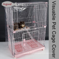 Transparente EVA Visível À Prova D &#39;Água Cat Crate Covers Dog Kennel Cover